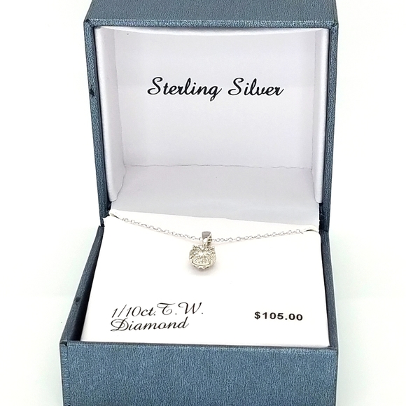 Jewelry - 1/10ct. T.W. DIAMOND PENDANT
